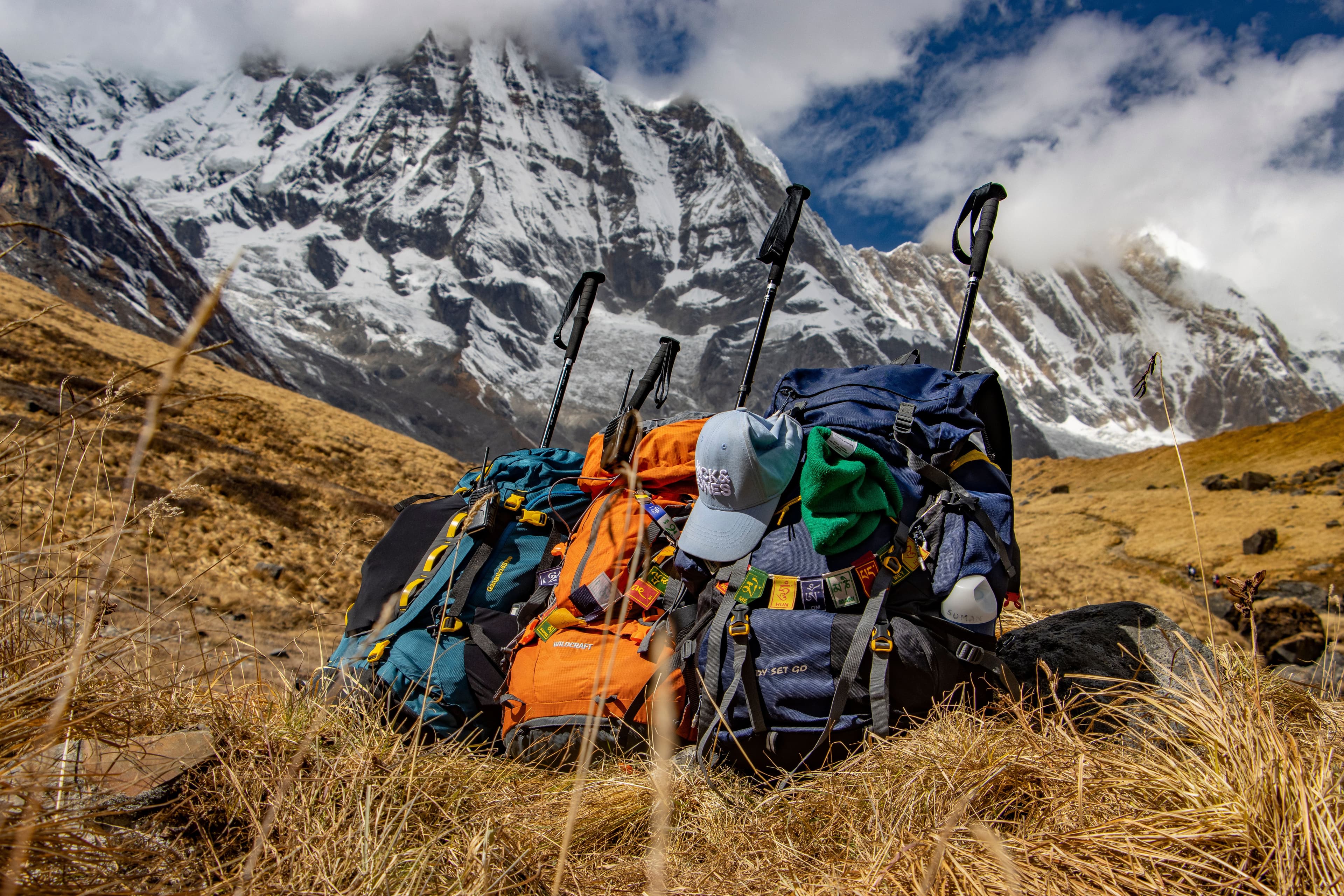 Trekking and mountaineering gear